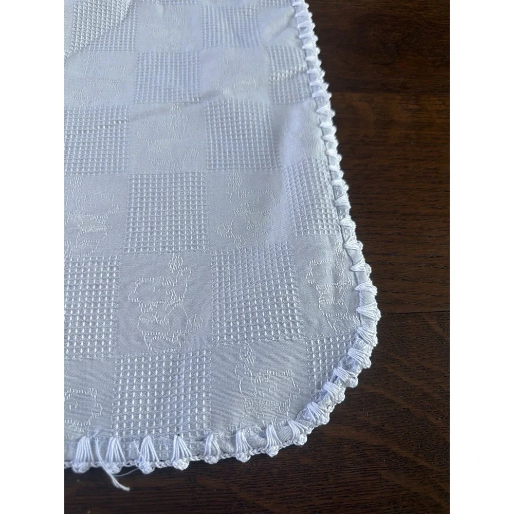 Winnie The Pooh Baby Blue Blanket Jacquard Teddy Bear‎ 35x35